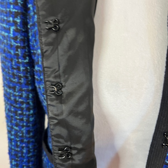 J. Crew Blue and Black Tweed Blazer - Picture 8 of 11